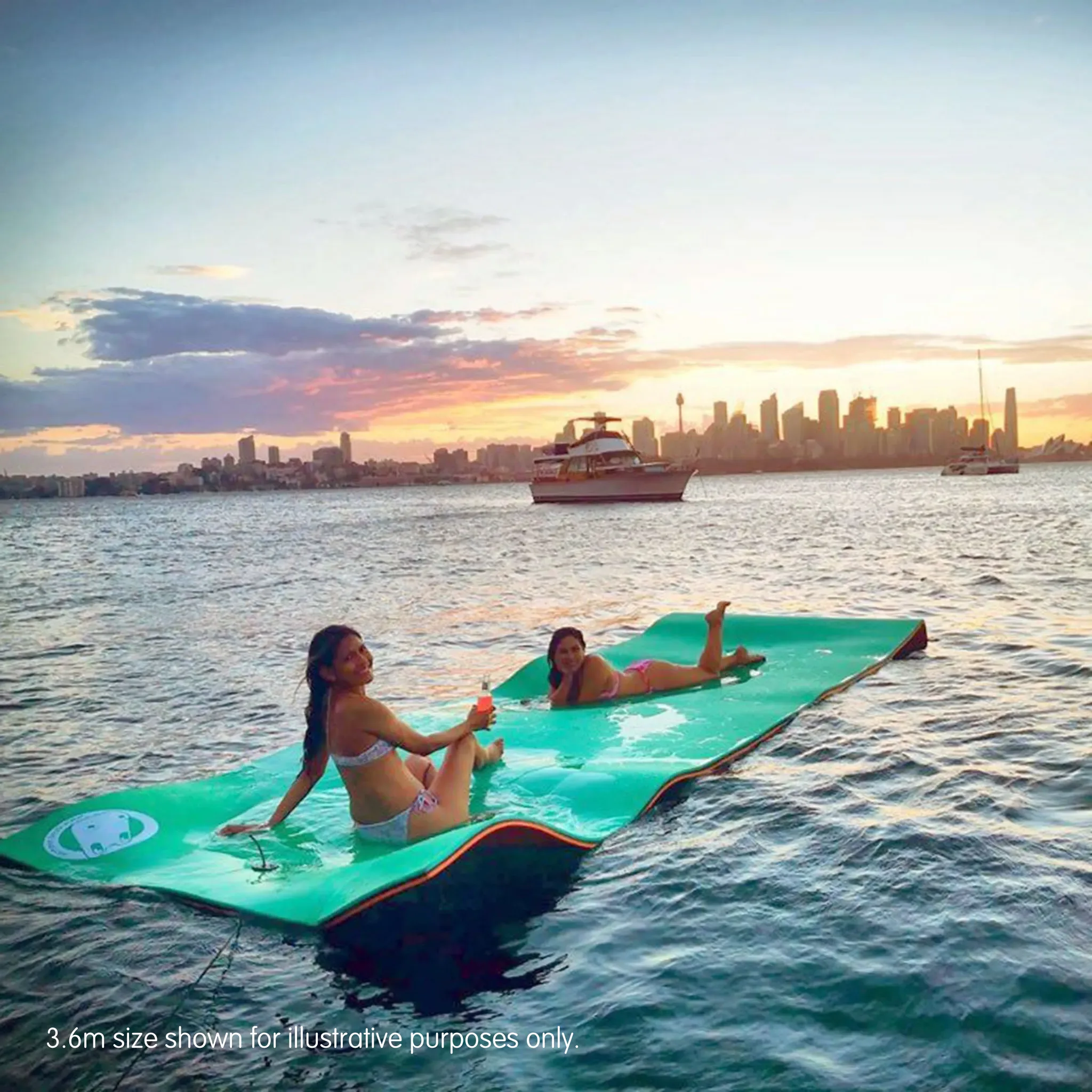 Crocpad Water Mat Red/Blue 2m